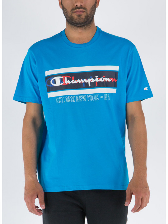 Original Champion Logo Crewneck T-Shirt | Sky Blue