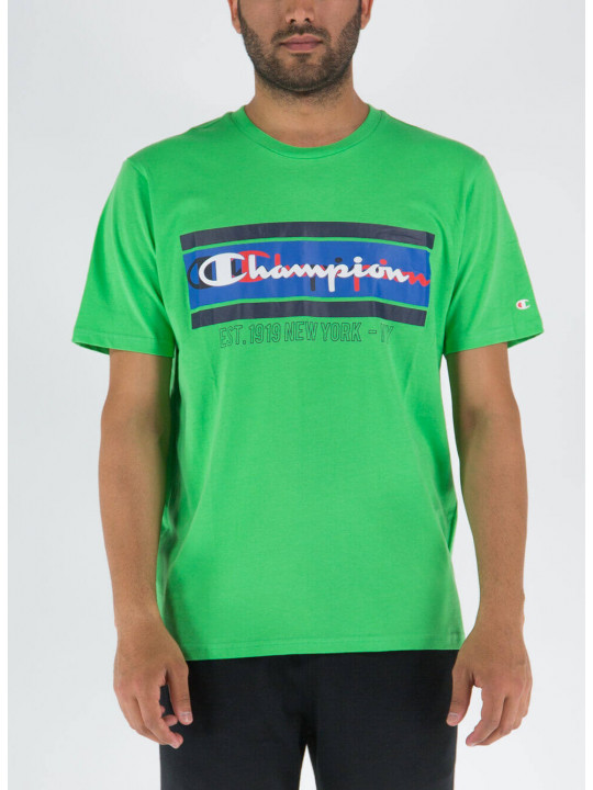 Original Champion Logo Crewneck T-Shirt | Green