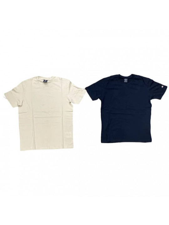 Original Champion Men's 2pack Crewneck T-Shirt| Beige & Dark Blue