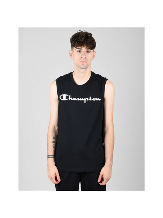 Original Champion Men's Sleeveless Crewneck T-Shirt | Black
