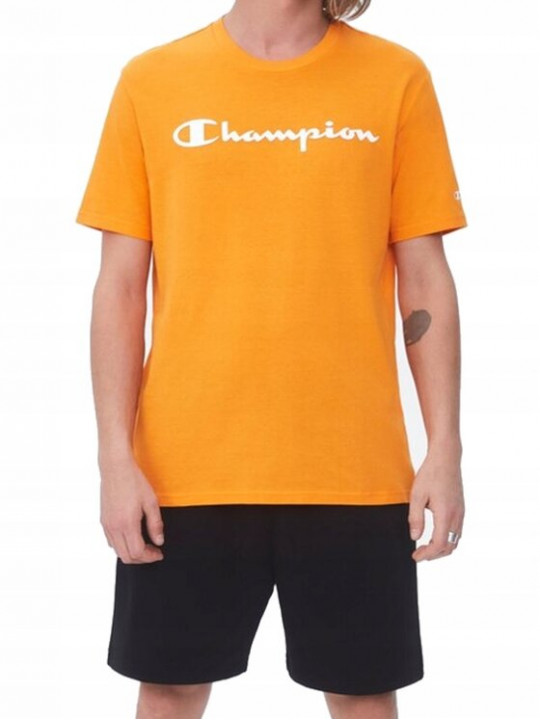 Original Champion Men's Crewneck T-Shirt | Orange