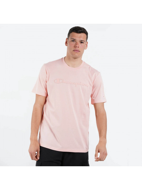 Original Champion Men's Crewneck T-Shirt | Pink
