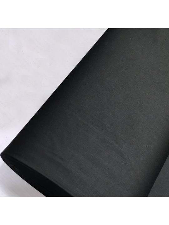 Plain Irish Wool Cashmere Material   (1 Yard)| | Black