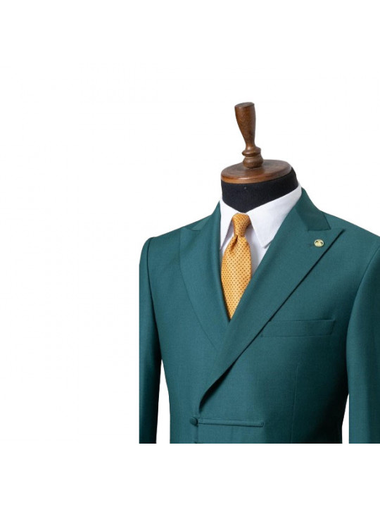 Two Piece Premium Suit With Lapel | Green