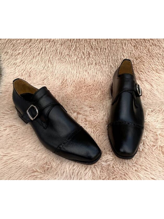 Men Leather Ade Footwear Business Shoe | Black 