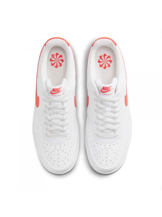 Original Nike Court Vision Low Next Nature | White & Orange