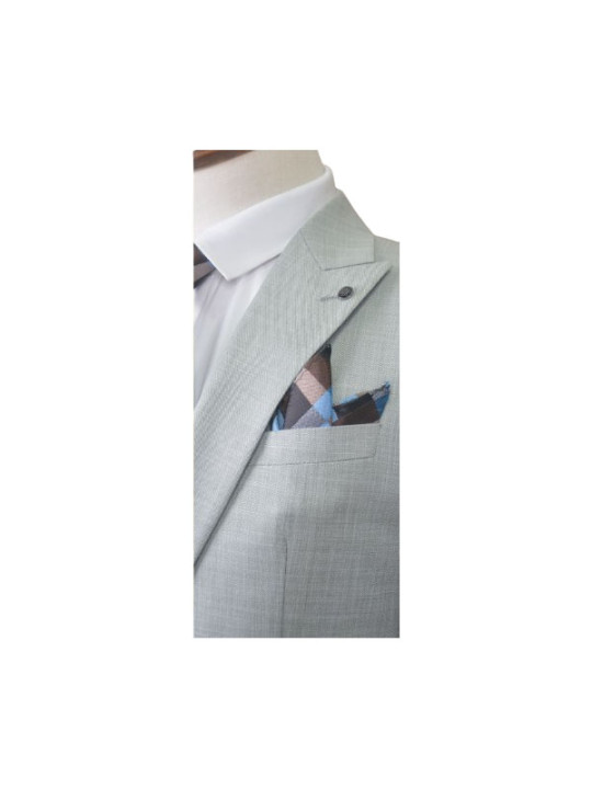 Hugo Two Button Three Piece Plain Premium Suit | Offwhite