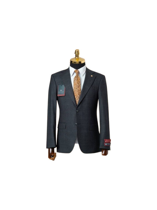 Marco Milano Premium Plain Blazer | Dark Grey