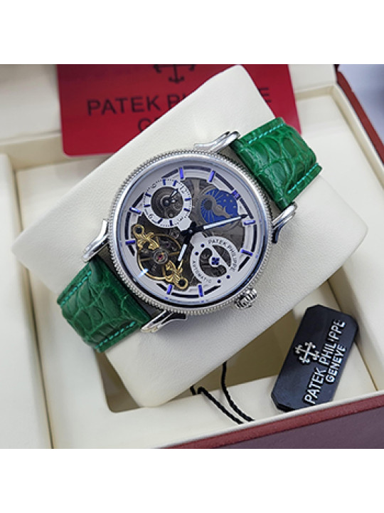 Patek Philippe Calatrava Leather Watch | Green