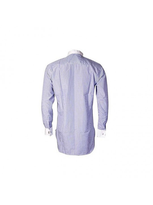 Shop Premium Men Etibhor Bull Shirt For - Blue & White