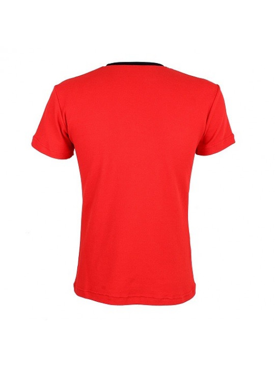 Women DXS Premium Polo Shirt with Aztec Details | Red