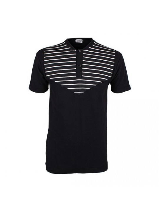 New DXS Premium Polo Shirt with PYR Stripes | Black