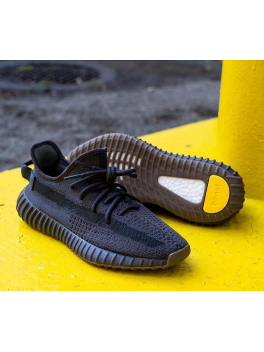 NEW ADIDAS 350 YEEZY BOOST ALL-BLACK SNEAKERS