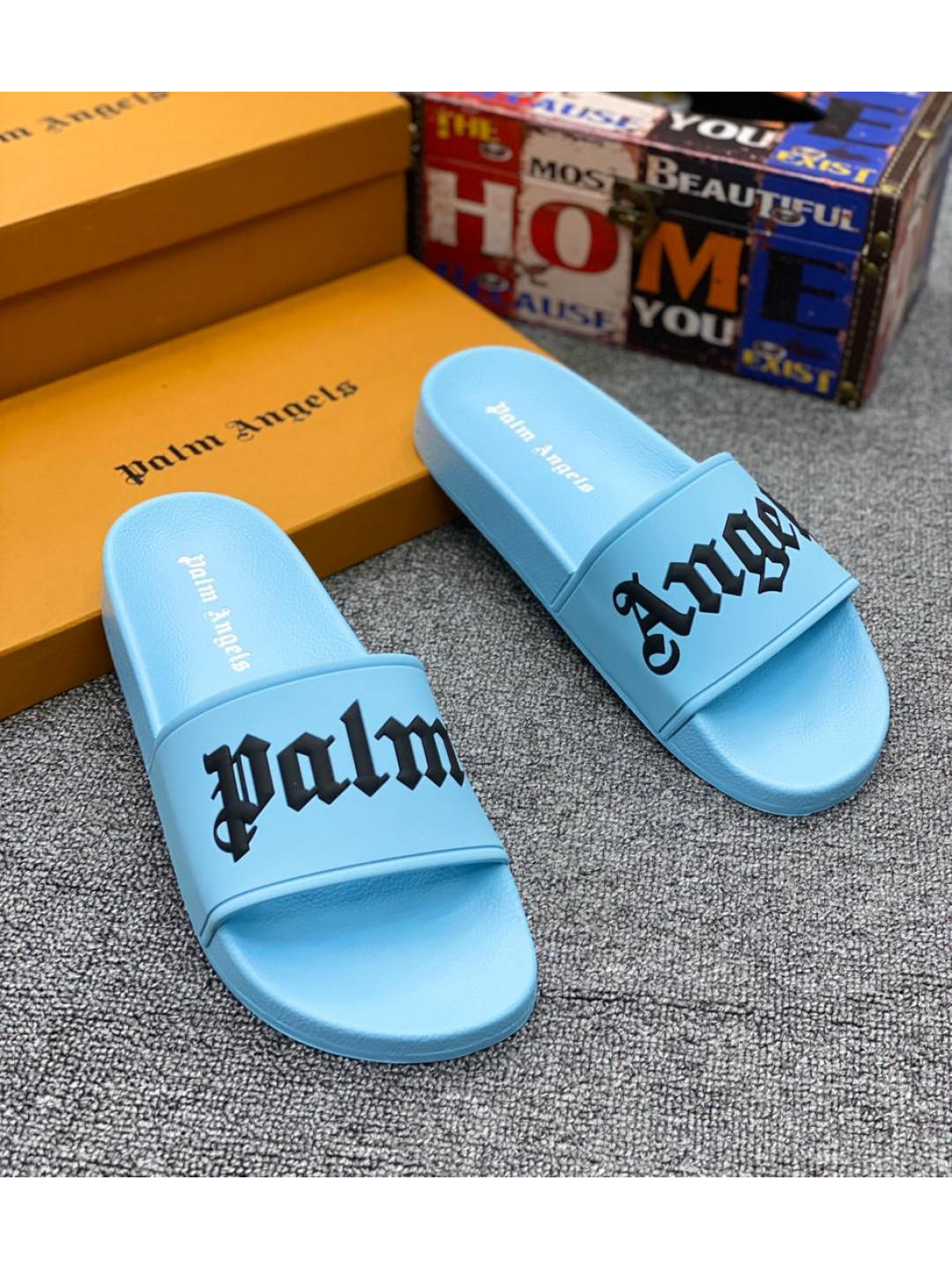 new palm slippers