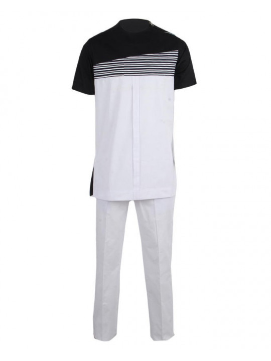 Shop Premium Men's Native wear with strip details - White