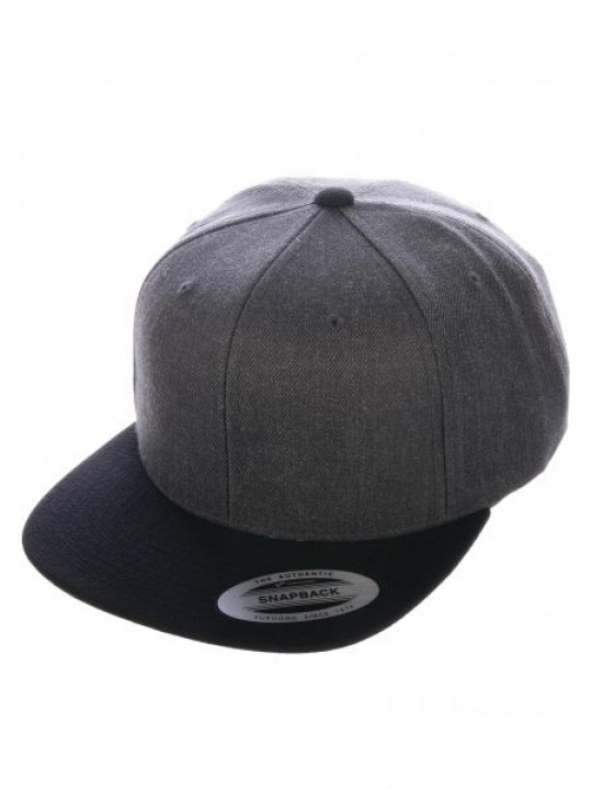 NEW TWO-COLOUR SNAPBACK |GREY/BLACK