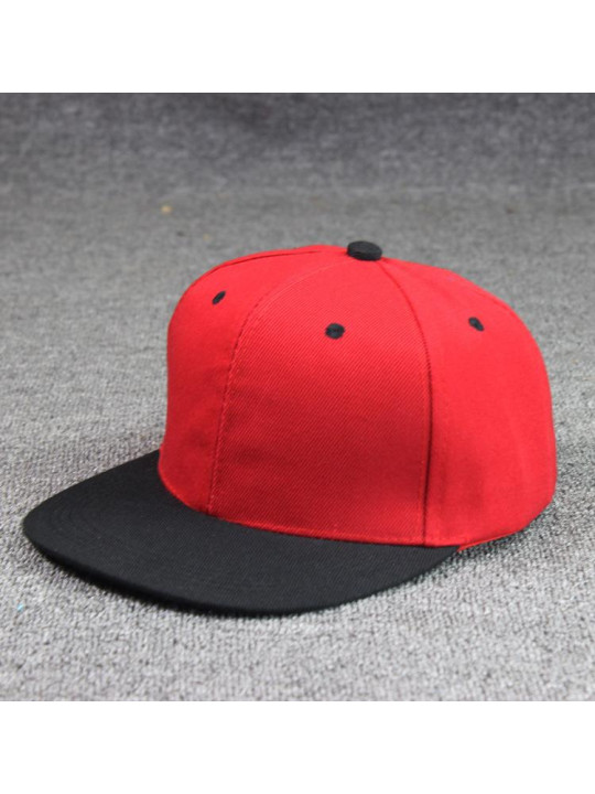 NEW TWO-COLOUR SNAPBACK |RED/BLACK