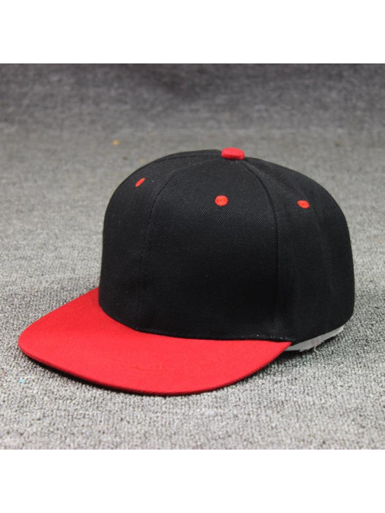 NEW TWO-COLOUR SNAPBACK |BLACK/RED